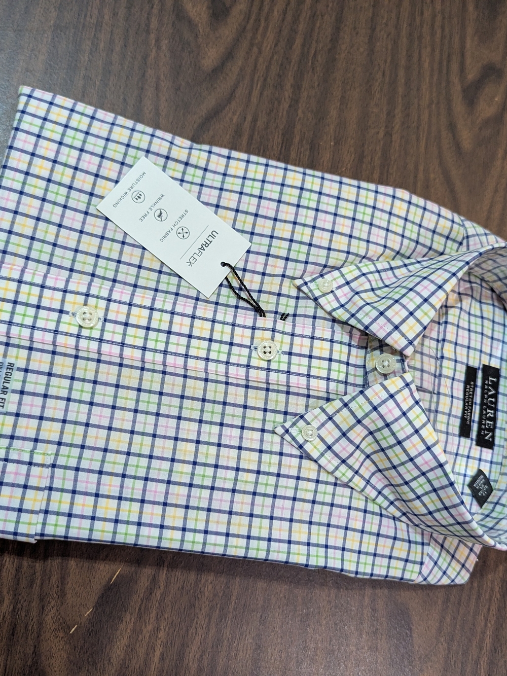 Lauren Ralph Lauren Men’s Multicolor Plaid Button-Down Shirt